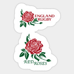 England Women's Rugby Team English Rose Sticker